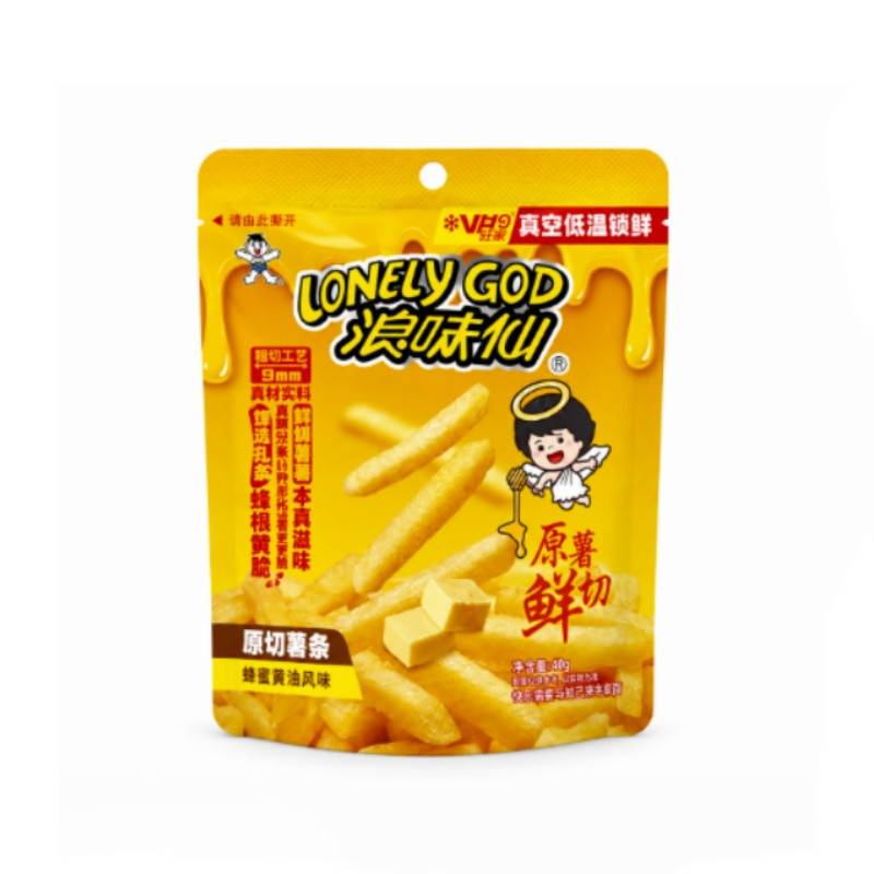 Snacks Pommes Honung Smörsmak 40g Lonely God Want Want Taiwan