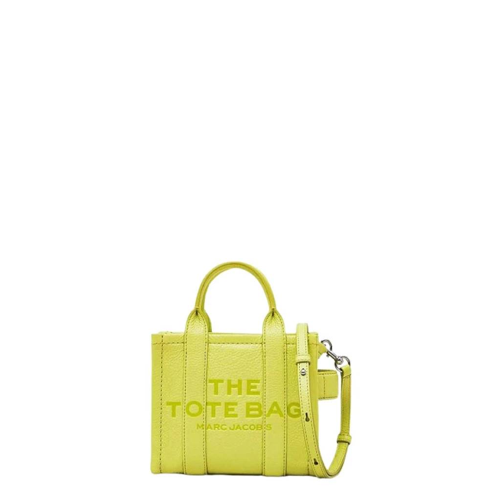 Marc Jacobs Mini Tote Bag i læder - Tasker - Dame - Gul - ONE SIZE - Læder