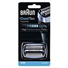 Braun Ersatzscherteil 40 B Blau, Kompatibel mit CoolTec Rasierern