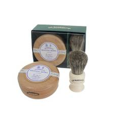 D.R. Harris Shaving Soap Lavender and Shaving Brush - Presentförpackning