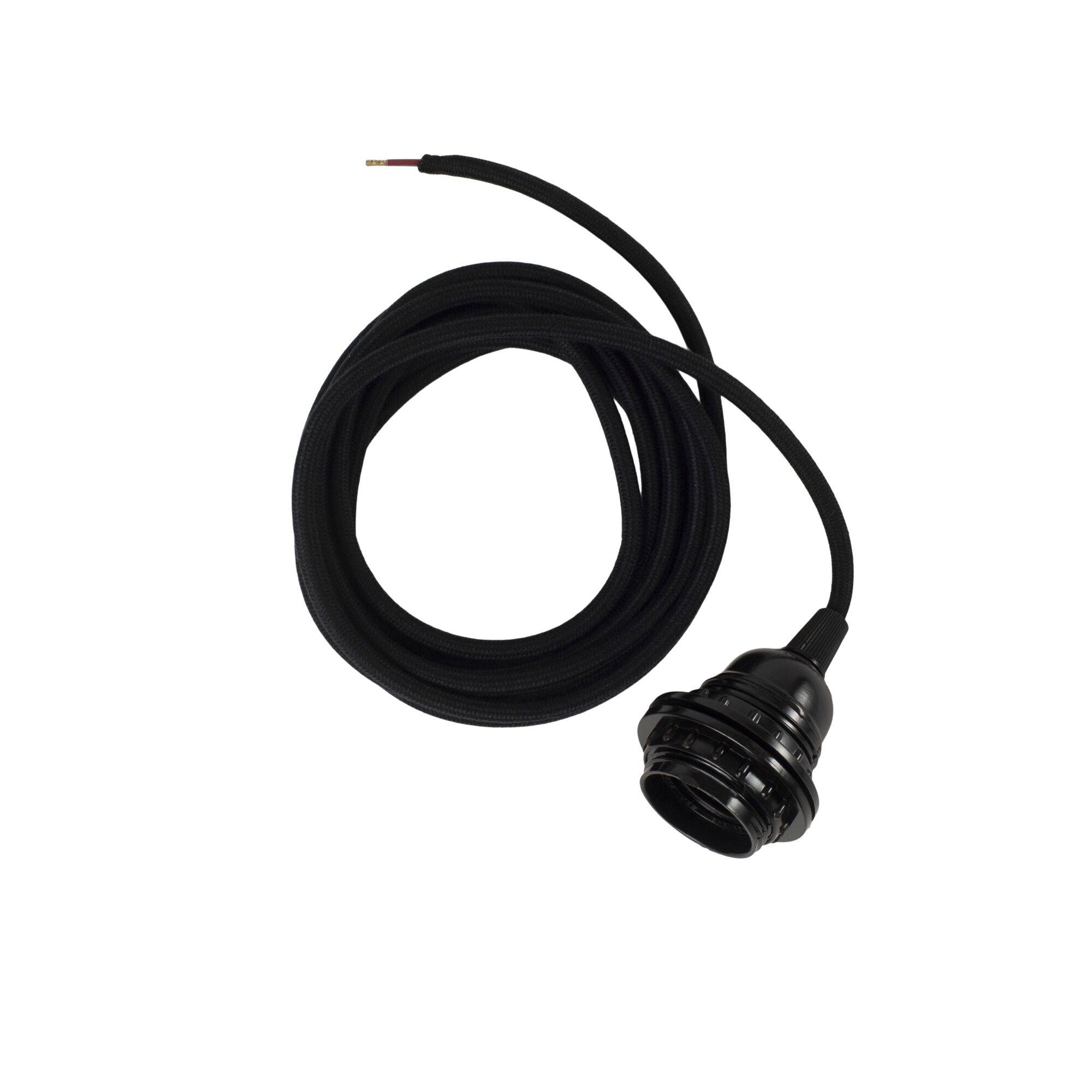 Oi Soi Oi Tygsladd För Taklampa/ Taklampa 300 cm Svart