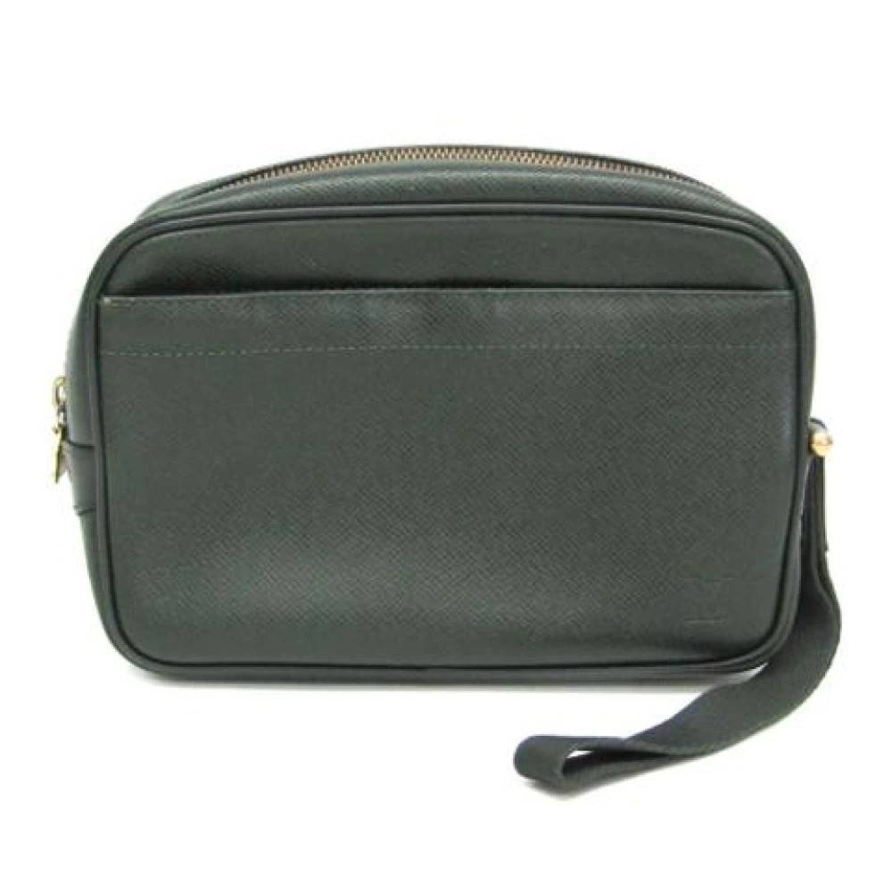 Louis Vuitton Vintage Pre-owned Laeder louis-vuitton-tasker - Vintage - Herre - Grøn - ONE SIZE - Uld