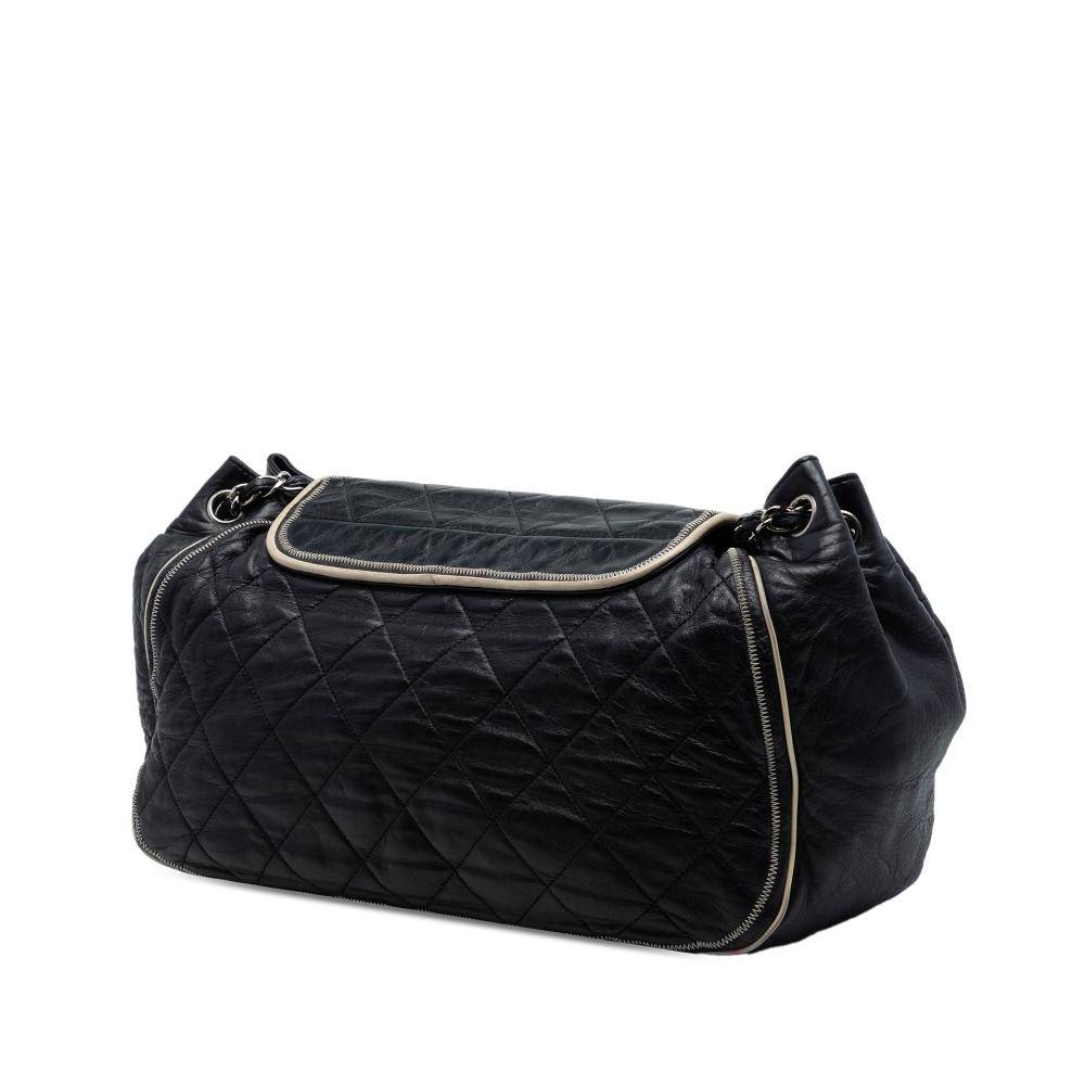 Chanel Vintage Chanel Flap Bag Stl. - Chanel Vintage Från Magasin - Black (L 29cm x W 39cm x D 16cm)