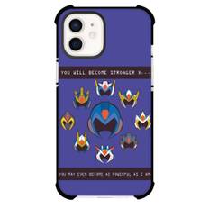 Mega Man Phone Case For iPhone And Samsung Galaxy Devices - Mega Man Helmet You Will Become Stronger Poster