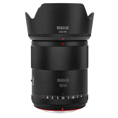 Meike 33 mm F1.4 autofokus stor bländare STM stegmotor APS-C porträttlins kompatibel med Fujifilm X monteringskameror X-T1 X-T2 X-T3 X-T4 X-T5 X-T10 X-T20 X-T30 X-T100