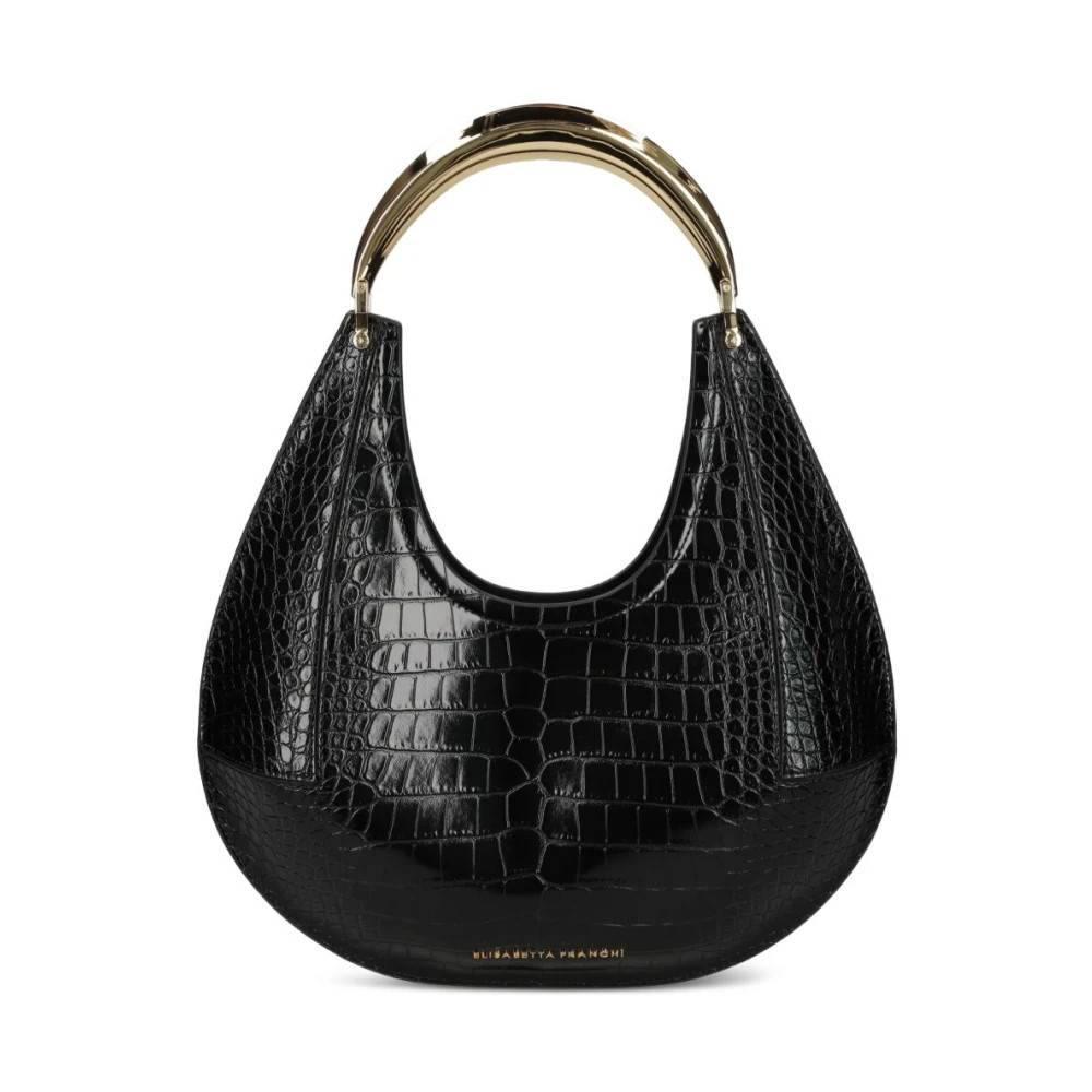 Elisabetta Franchi Skuldertaske - Tasker - Dame - Sort - ONE SIZE - Uld