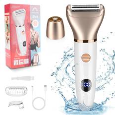 2-i-1 Elektrisk Kropstrimmer & Shaver til Kvinder