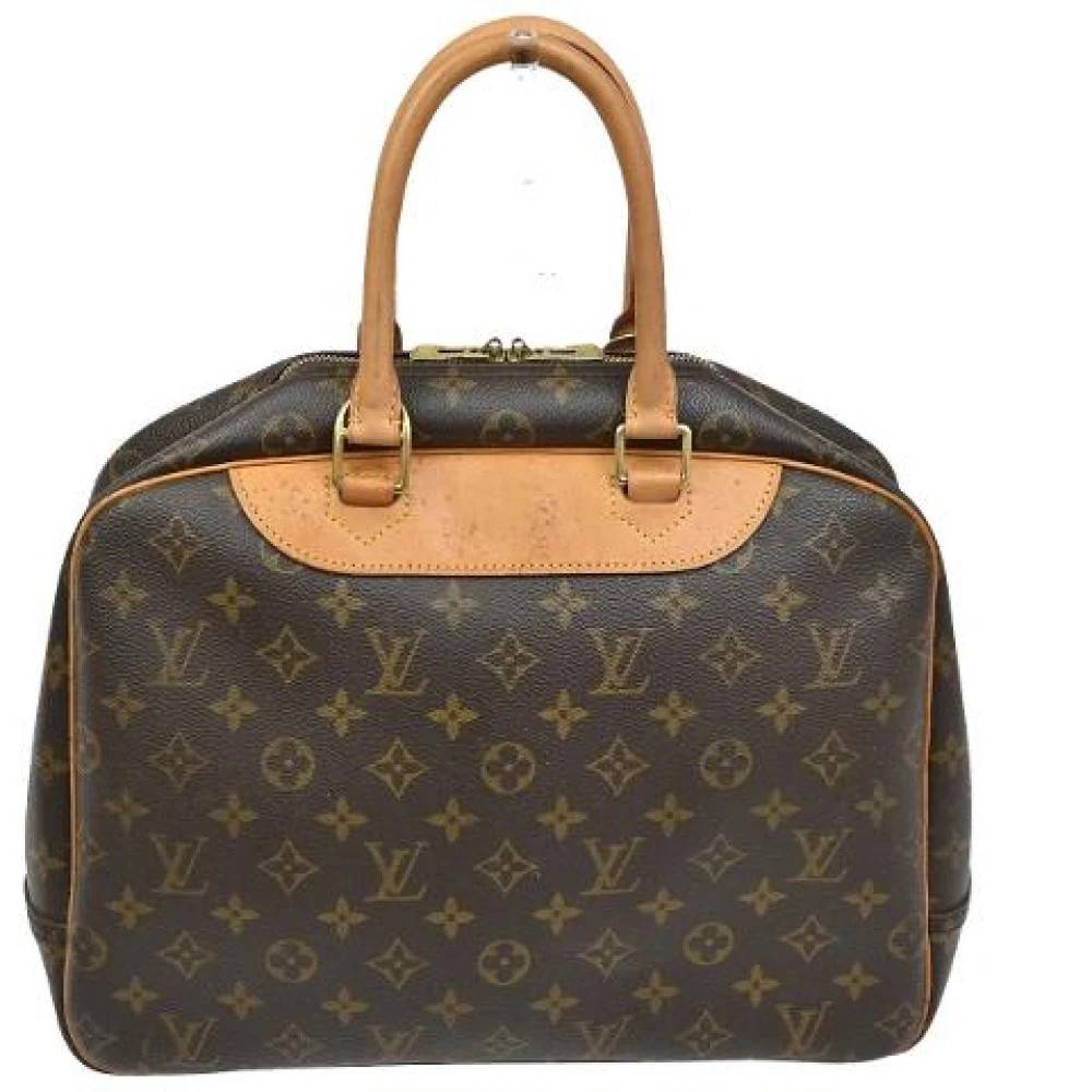 Louis Vuitton Vintage Pre-owned Vintage Læder Håndtaske - Vintage - Dame - Brun - ONE SIZE - Læder