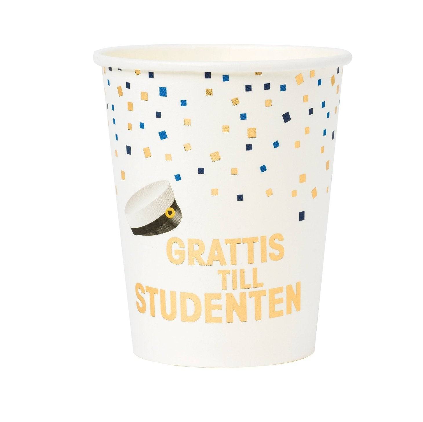 Pappersmuggar 250ml Student 8st