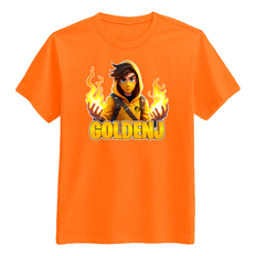 GoldenJ Flamme Tee - Orange - Small -> Forventet levering: 1-2 hverdage