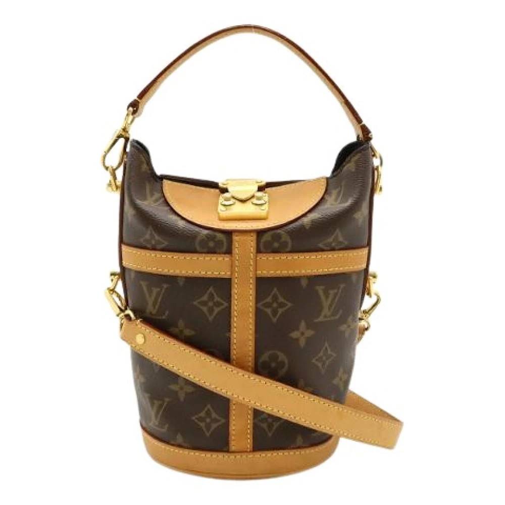 Louis Vuitton Vintage Pre-owned Canvas Bucket Taske - Vintage - Dame - Brun - ONE SIZE - Tyl