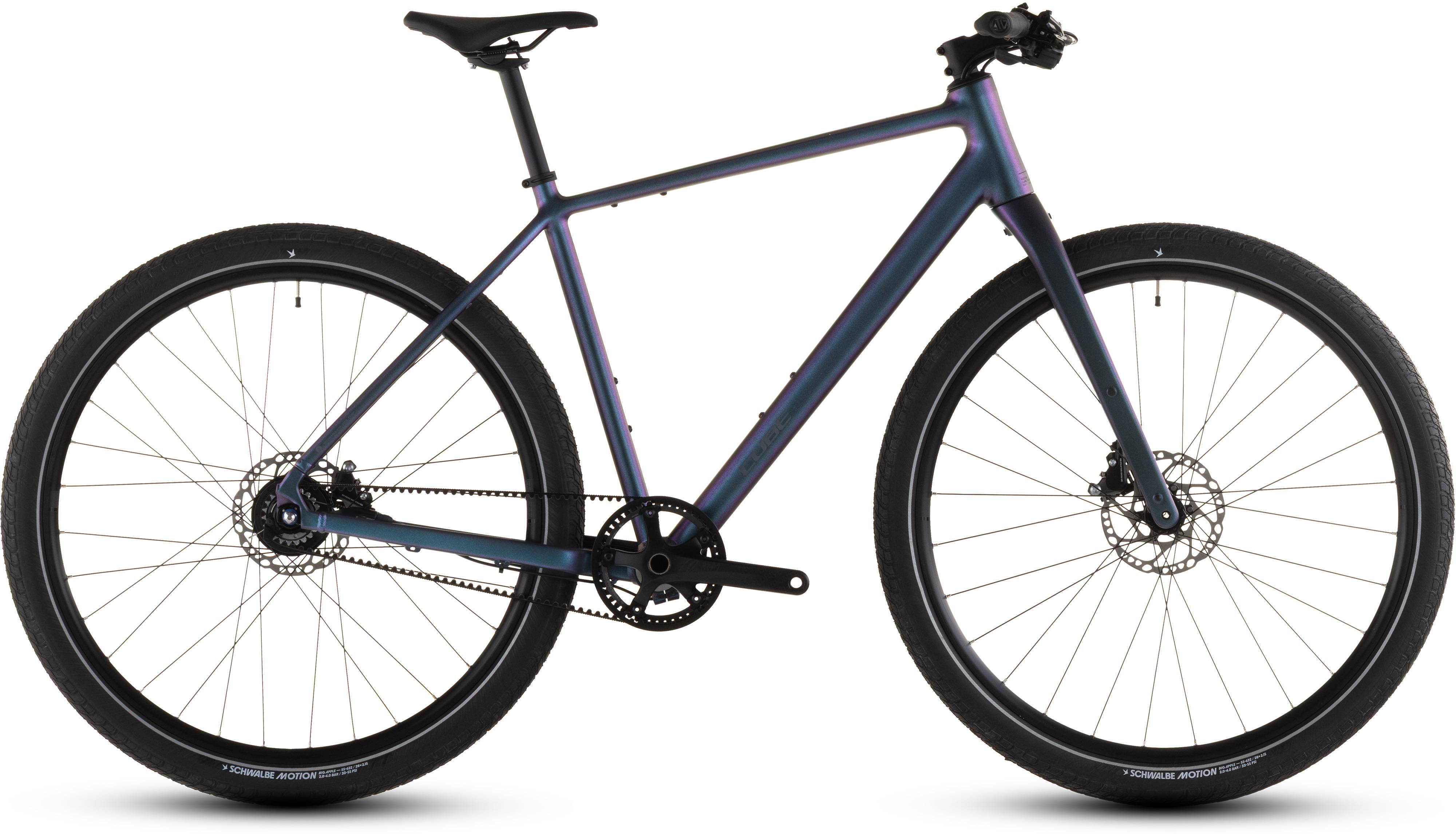 Cube Editor Slx Amoolite´n´Reflex Remtræk 11 Gear Alfine - 62 Cm Citybike Herre - Lilla.