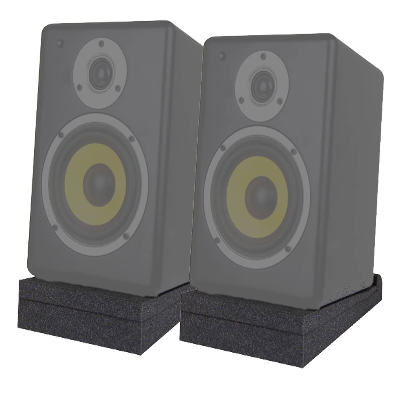 Audio Speaker Sound Absorbing Material Urethane Vibration Soundproofing Pad for Speaker Stands x 20 x S.fields.inc Mat, 2-Pack, Damping, (30 4.5 cm)