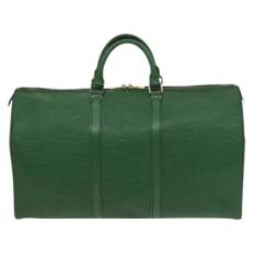 Louis Vuitton Vintage, Vintage , unisex, Grøn, ONE SIZE, Tyl, Pre-owned Laeder louis-vuitton-tasker