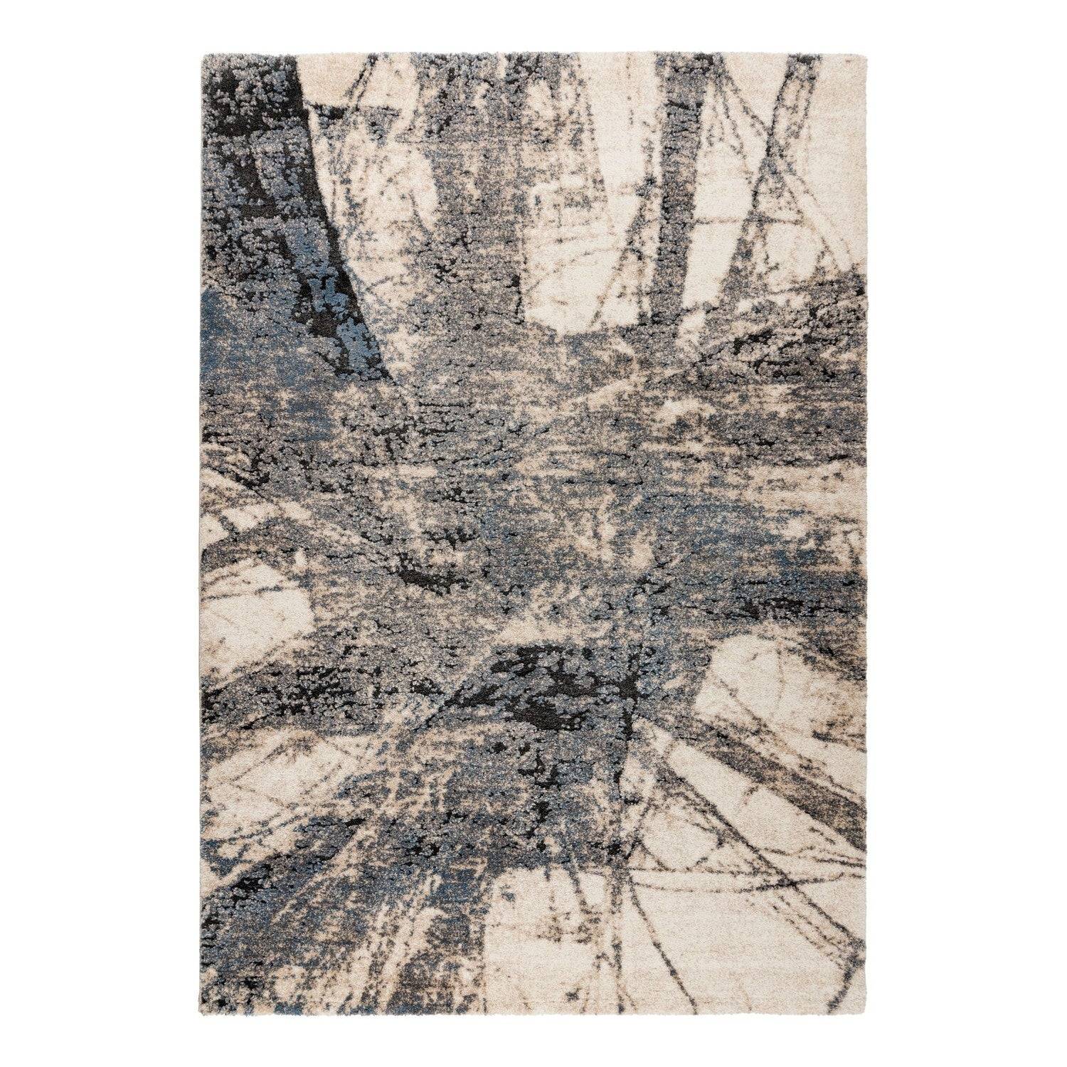 Firenze 485 Tæppe Med Abstrakt Mønster - Rektangulær / 200 x 290 cm / Blå