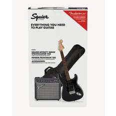 Squier Affinity Series™ Stratocaster® HSS Pack, Laurel Fingerboard, Charcoal Frost Metallic, Gig Bag, 15G – 230V EU