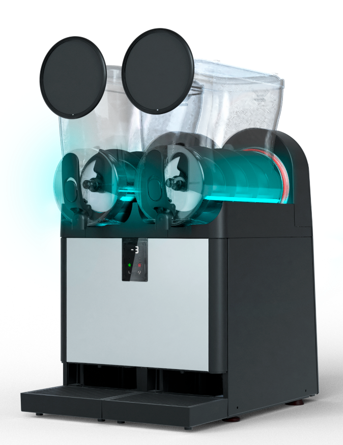 A1 STARTPAKET - V-AIR SMART PLUS 2 Slush ice-maskin med tillbehör