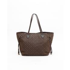 Louis Vuitton Neverfull Idylle Monogram Mini Lin MM Tote Bag - Brown
