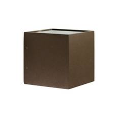 CUBE XL Up/Down Wall Lamp, rust