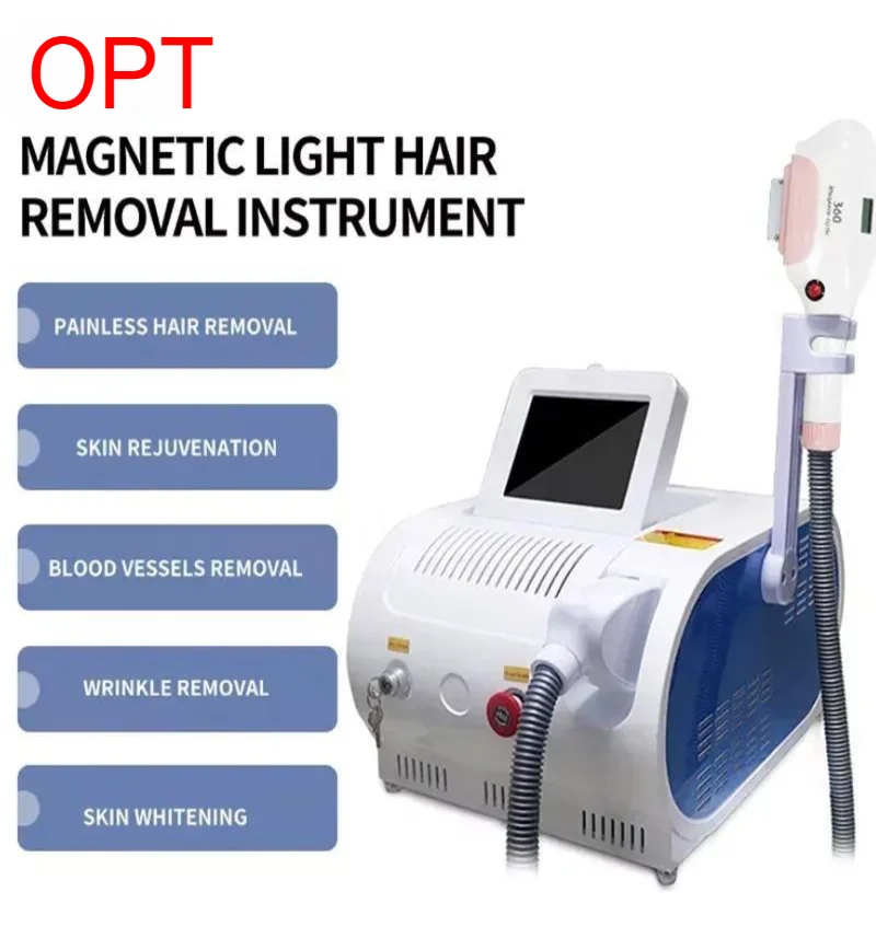 Portable IPL OPT Laser 600000 Shots Hair Removal Skin Rejuvenation Whitening Remove Freckles Machine For Salon Home Beauty Use