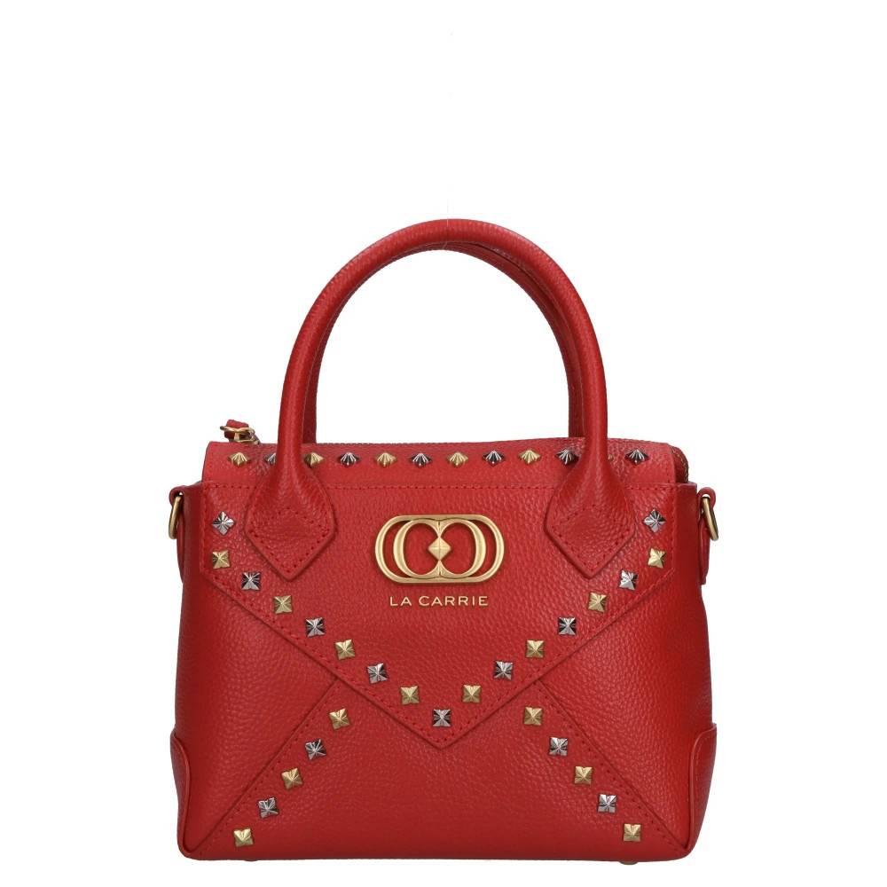 La Carrie Frivolous Small Leather Bag - Tasker - Dame - Rød - ONE SIZE - Uld