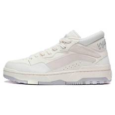 New LiNing Wave MID FLEECE Wear Resistant Balance Mid Top Skateboard Shoes Men's Gray White AGCT225-1 43