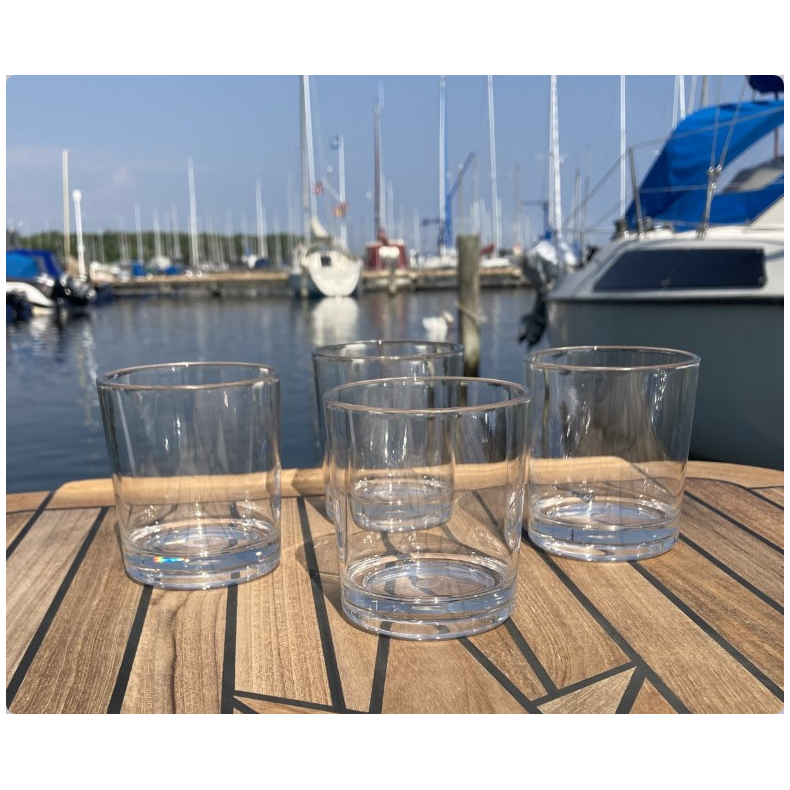 Drikkeglas 270ml 4 stk Polycarbonat 78x87mm