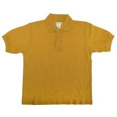 Safran pikétröja för barn/barn unisex (guld) (5-6Y)