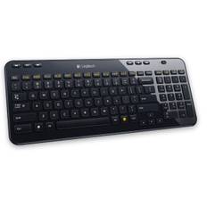 Logitech Wireless Keyboard K360 tastatur RF trådløst QWERTZ Tysk Sort