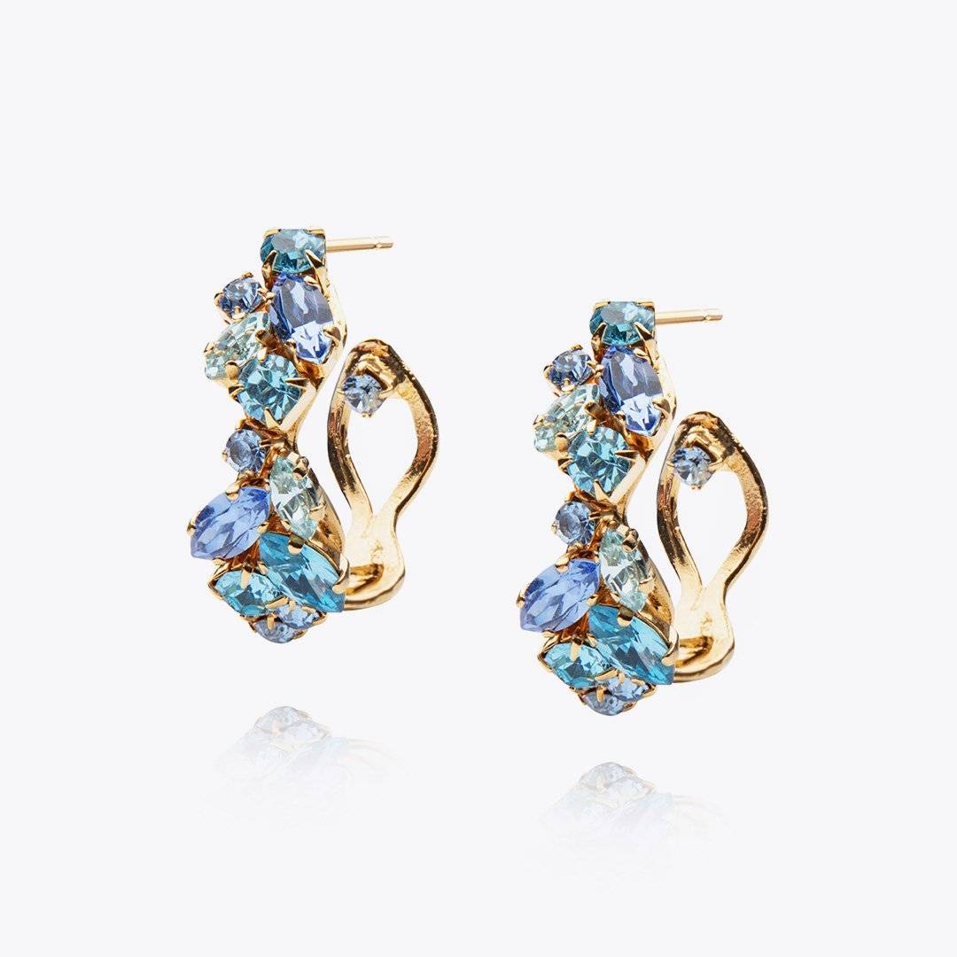 Caroline Svedbom Stella Örhängen / Blue Combo (Guld)