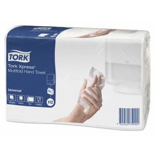 Tork Xpress® Multifold håndklædeark, 190 stk, hvid