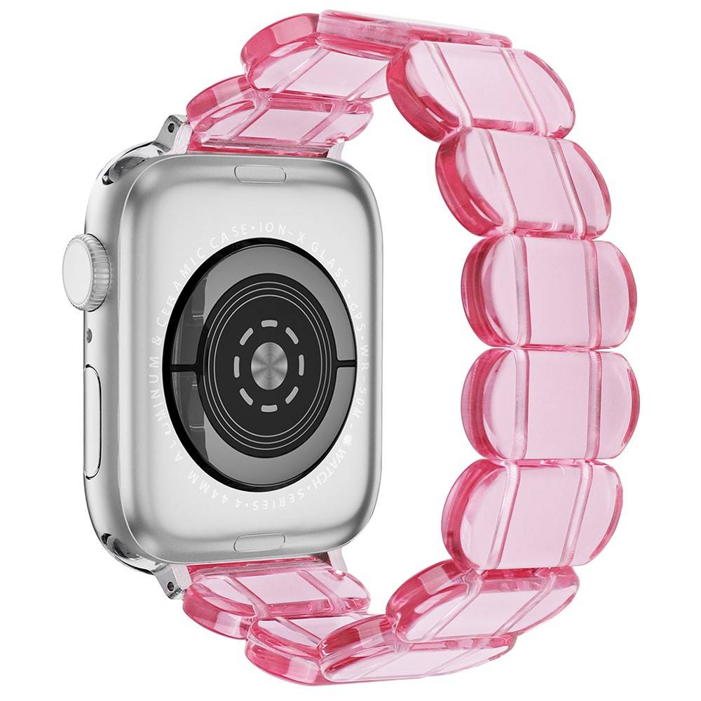 Apple Watch Series 9 41mm Flexibelt Armband i resin, Rosa