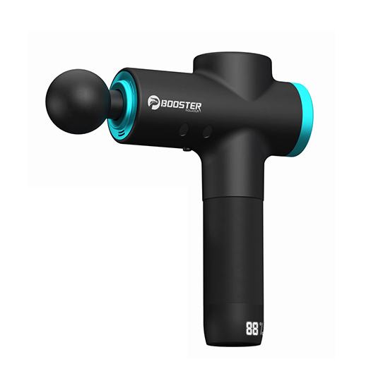 BOOSTER™ M2 Pro Massagepistol - Støjsvag, 6 Hoveder - Sort