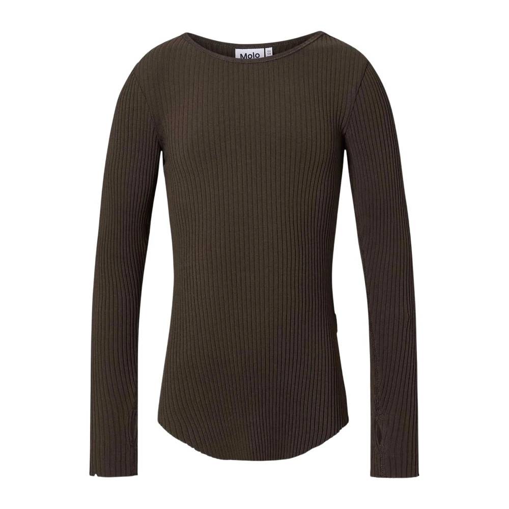 Molo Rochelle Top - Kids - unisex - Brun - 146 CM - Bomuld