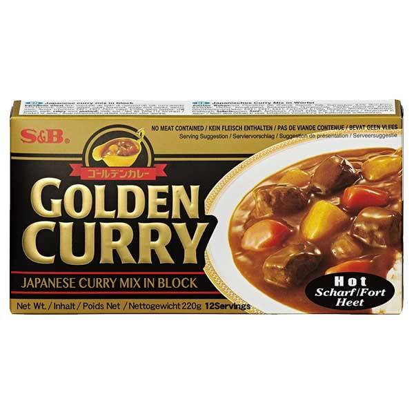 S&B Golden Curry Hot – 220g