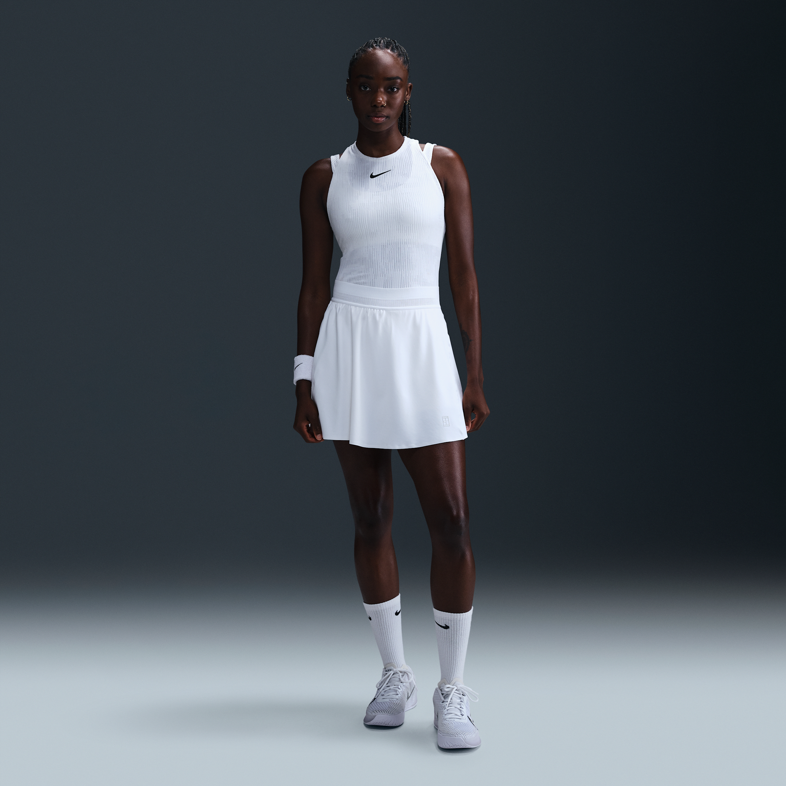 NikeCourt Ace Advantage - Vit - XL (EU 48-50)