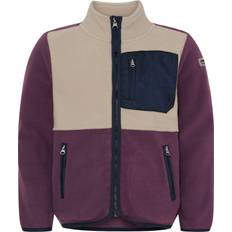 EQ Minna Zip Fleecejakke Barn - 122/128 / Montana Grape