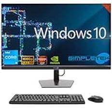 SIMPLETEK - All in one PC 24" FHD 60Hz Core i3 Windows 10 | 16 GB RAM SSD 480 GB | Hem, Arbete