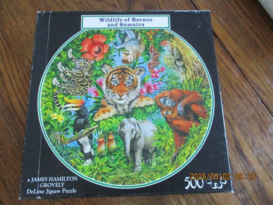Runt James Hamilton Pussel Wildlife of Borneo and Sumatra