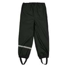 Mikk-line Regenhose Kinder 116 Black - Wasser- und Winddichte Matschhose Mädchen und Jungen - Ideal für Regen- und Matschwetter | Matschhose Für Kinder Mit Elastische Passform