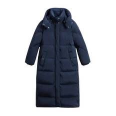 Woolrich, Kappa, Dam, Blå, XS, Aurora Long Parka Blue