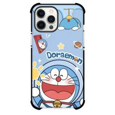 Doraemon Phone Case For iPhone Samsung Galaxy Pixel OnePlus Vivo Xiaomi Asus Sony Motorola Nokia - Doraemon Astronaut Costume Blue Background