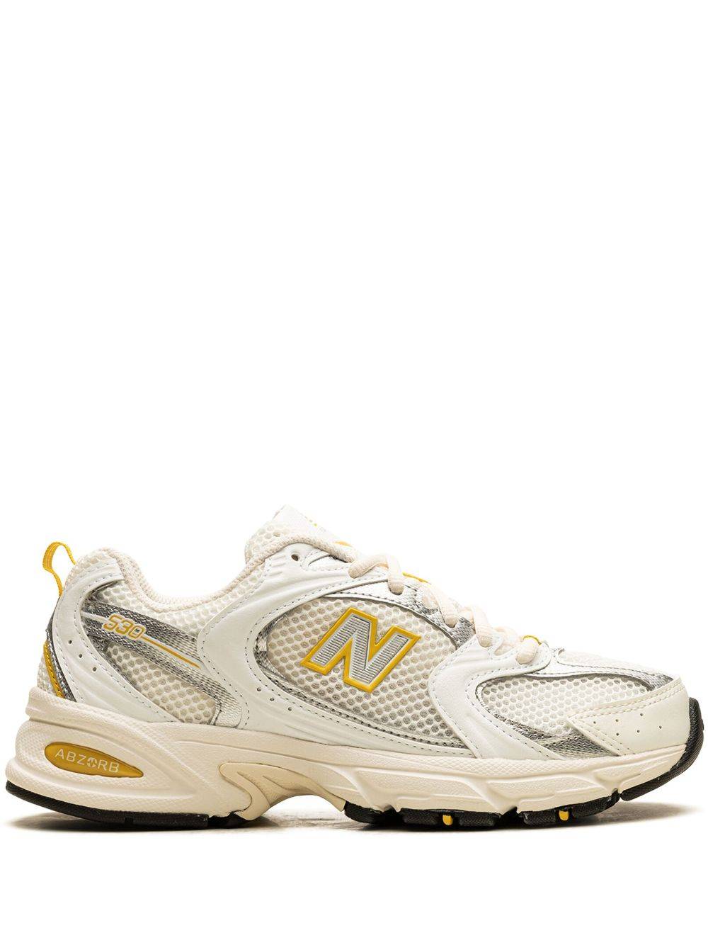 New Balance - 530 Sea Salt/White/Ginger Lemon/Silver Metallic sneakers - unisex - fibrer - 5 - Vit