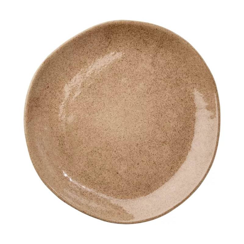 Hilma tallrik - flera färgval - 4 st/fp (Brun, 26 diameter cm)