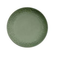 Aida – Confetti middagstallerken m. relief 27,5 cm. Olive