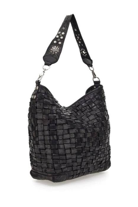 Campomaggi | Skuldertaske | Edera Shoulder Bag, black