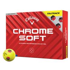 Chrome Soft TruTrack Golf Balls - Yellow