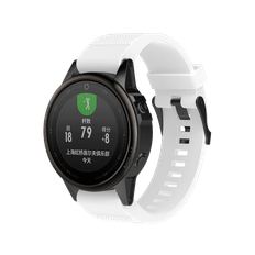 Garmin Fenix 7S/7S Pro/7S Solar hvid silikonerem