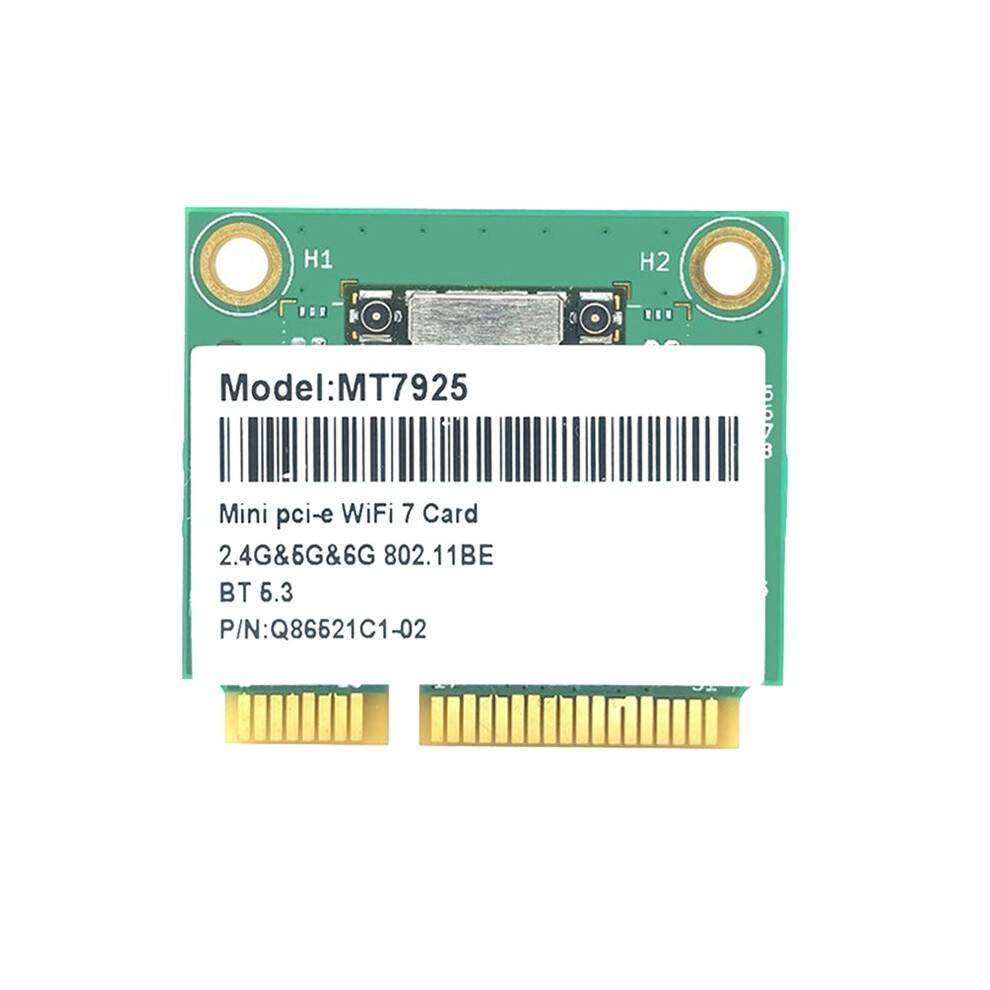 MT7925 WiFi 7 Network Card 5400Mbps 5.3 Tri Band 2.4G 5Ghz 6GHz 802.11BE WiFi Adapter PCIE Wireless Card
