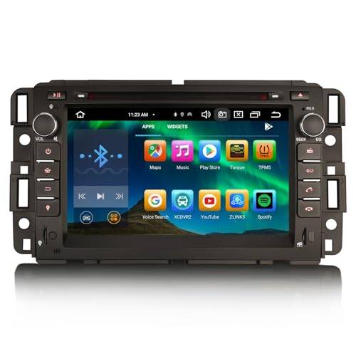 GONFEN Android 13 GPS DAB-bilradio för Chevrolet, GMC, Ford, HUMMER med Navi, Apple CarPlay, 4 GB, DSP, WiFi, Bluetooth 5.0, SWC OBD2, DVB-T2, TPMS